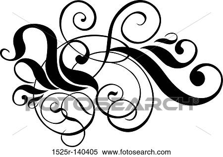 Scroll, cartouche, decor, vector illustration View Large Illustration Stock Illustration - Scroll, cartouche, decor, vector illustration. Fotosearch