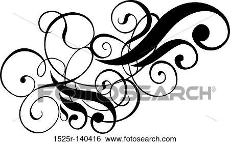 Scroll, cartouche, decor, vector illustration View Large Illustration Stock Illustration - Scroll, cartouche, decor, vector illustration. Fotosearch