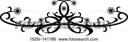 Scroll, ornament, vector View Large Illustration Stock Illustration - Scroll, ornament, vector. Fotosearch