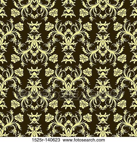 Seamless floral pattern, vector View Large Illustration Drawing - Seamless floral pattern, vector. Fotosearch