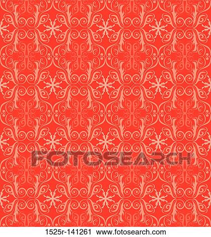 Clip Art - Seamless pattern, vector. Fotosearch