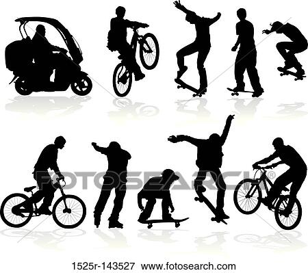 Stock Illustration - Silhouettes. Fotosearch
