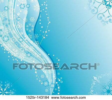 Stock Illustration - Snowflake background, vector. Fotosearch