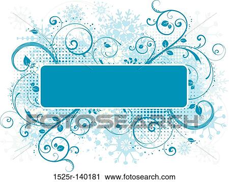 Clip Art - snowflake grunge. Fotosearch
