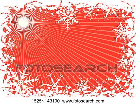 Snowflake grunge frame, elements for design, vector View Large Illustration Clipart - Snowflake grunge frame, elements for design, vector. Fotosearch