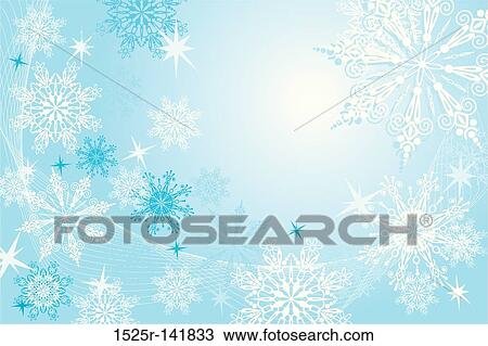Snowflakes background View Large Illustration Drawing - Snowflakes background. Fotosearch