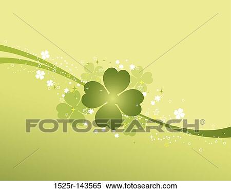 Stock Illustration - St. Patrick Background. Fotosearch