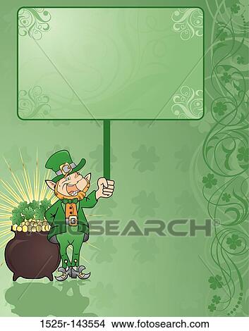 St. Patrick's Background View Large Illustration Stock Illustration - St. Patrick's Background. Fotosearch