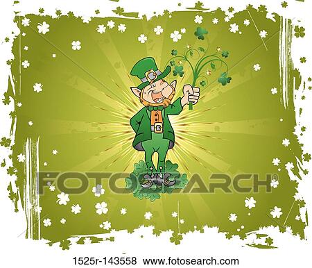 Stock Illustration - St. Patrick's Day Background. Fotosearch