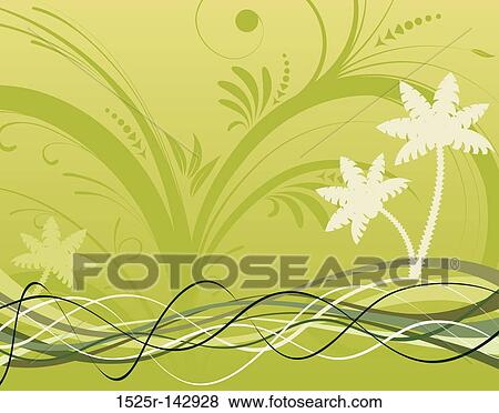 Summer background View Large Illustration Stock Illustration - Summer background. Fotosearch