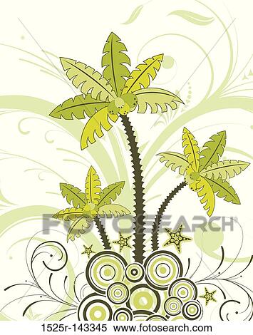 Stock Illustration - Summer background. Fotosearch