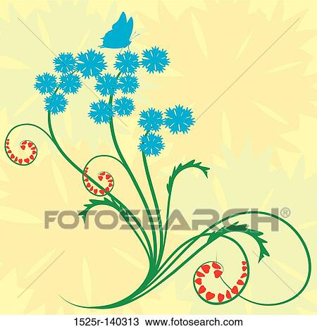 Summer background, vector View Large Illustration Drawing - Summer background, vector. Fotosearch