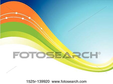 Summer Flow Background View Large Illustration Clipart - Summer Flow Background. Fotosearch