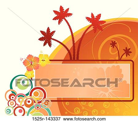 Summer frame View Large Illustration Stock Illustration - Summer frame. Fotosearch