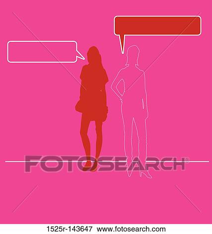 talking woman View Large Illustration Stock Illustration - talking woman. Fotosearch