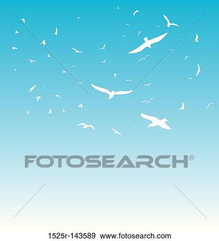 Stock Illustration - The Birds(ill8). Fotosearch