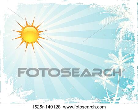 tropical grunge View Large Illustration Stock Illustration - tropical grunge. Fotosearch