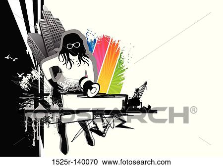 Urban Shakedown View Large Illustration Clipart - Urban Shakedown. Fotosearch
