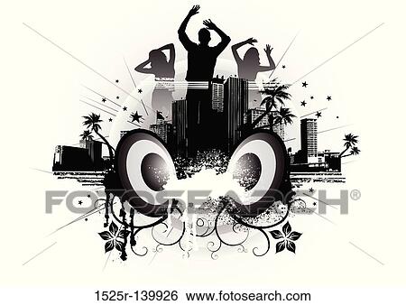 Urban Vapour Dance View Large Illustration Stock Illustration - Urban Vapour Dance. Fotosearch