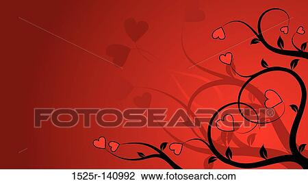 Valentine background, vector View Large Illustration Drawing - Valentine background, vector. Fotosearch