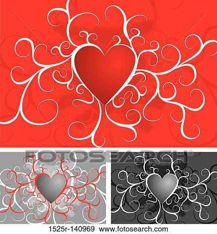 Valentine background, vector View Large Illustration Stock Illustration - Valentine background, vector. Fotosearch
