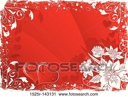 Valentine's background View Large Illustration Clip Art - Valentine's background. Fotosearch