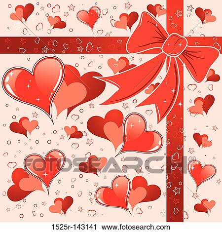 Valentines Day background View Large Illustration Clip Art - Valentines Day background. Fotosearch