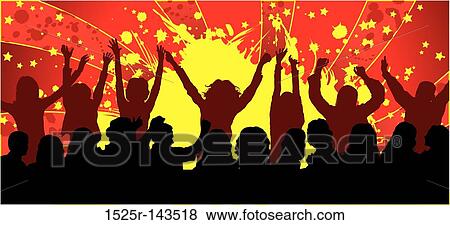 Vector silhouettes dancing man and women View Large Illustration Stock Illustration - Vector silhouettes dancing man and women. Fotosearch