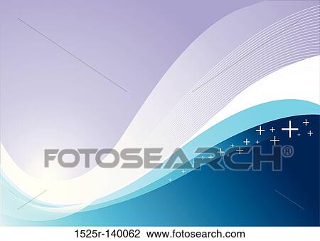 Vector Wave Background View Large Illustration Drawing - Vector Wave Background. Fotosearch