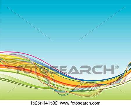 Wave background, vector View Large Illustration Drawing - Wave background, vector. Fotosearch