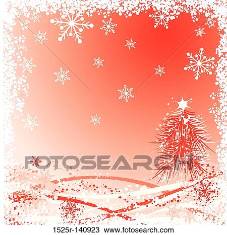 Winter, christmas background, vector View Large Illustration Drawing - Winter, christmas background, vector. Fotosearch