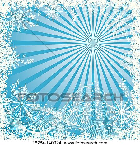 Stock Illustration - Winter, christmas background, vector. Fotosearch