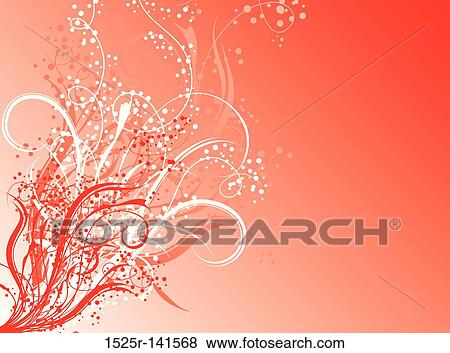 Winter floral background, vector View Large Illustration Stock Illustration - Winter floral background, vector. Fotosearch