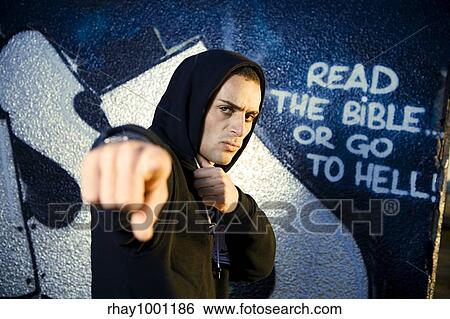 aggressive teenage boy View Large Photo Image Stock Photograph - aggressive teenage boy. Fotosearch