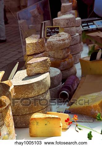 "Assorted cheeses for sale on french farmers market in Perigueux, France" View Large Photo Image Stock Image - "Assorted cheeses for sale on french farmers market in Perigueux, France". Fotosearch