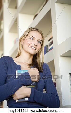 attractive blond woman working from home View Large Photo Image Stock Image - attractive blond woman working from home. Fotosearch