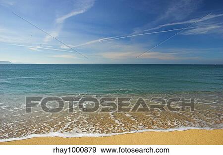 Stock Photo - Beach landscape in a beautiful day . Fotosearch