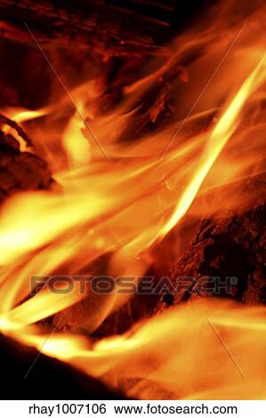 Bright campfire blaze View Large Photo Image Stock Photograph - Bright campfire blaze. Fotosearch