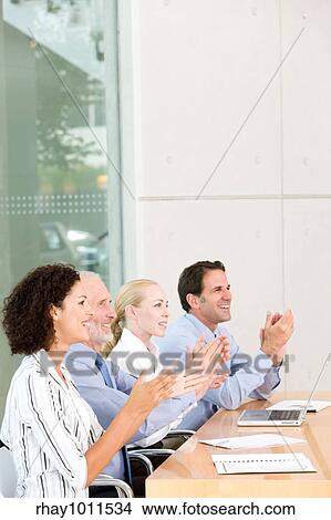 business people in a meeting View Large Photo Image Picture - business people in a meeting. Fotosearch
