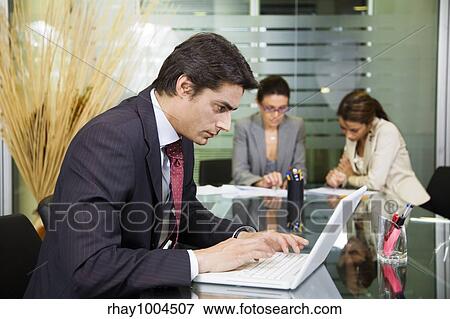 businessman at laptop View Large Photo Image Stock Photo - businessman at laptop. Fotosearch