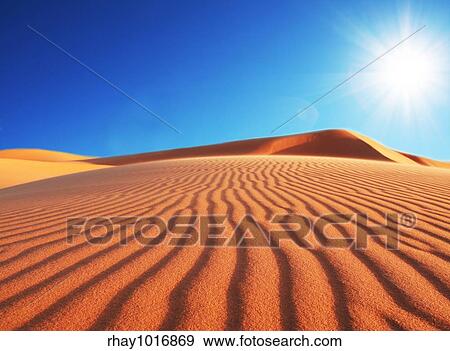 Stock Photo - Deserts dune. Fotosearch