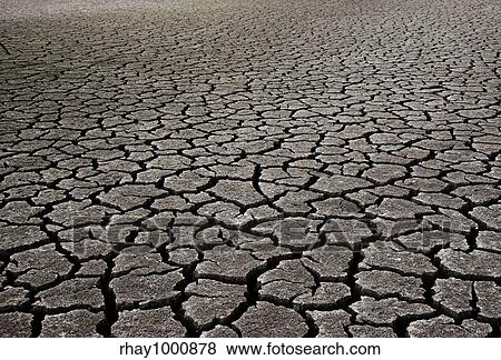 Stock Photo - Dry Mud Field (edited in PS). Fotosearch