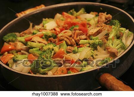 Stock Photo - fried vegetables. Fotosearch