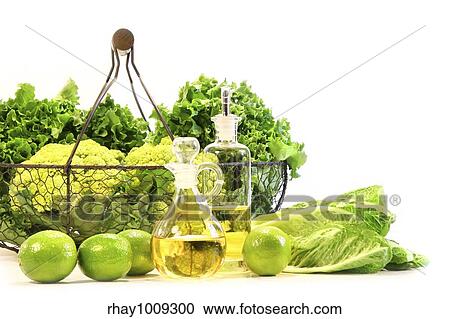 Garden fresh veggies with limes and salad oil View Large Photo Image Stock Image - Garden fresh veggies with limes and salad oil. Fotosearch