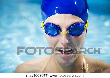 Healthy lifestyle: this swimmer just won the contest View Large Photo Image Stock Photo - Healthy lifestyle: this swimmer just won the contest. Fotosearch