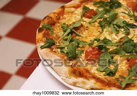 Stock Image - Italian pizza macro. Fotosearch