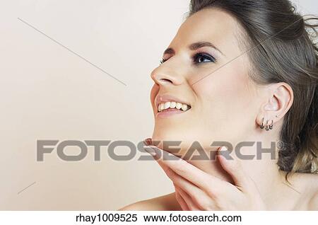 natural and fresh portrait of a young beautiful woman View Large Photo Image Stock Photography - natural and fresh portrait of a young beautiful woman . Fotosearch