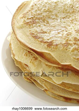 pancakes pile fragment on plate View Large Photo Image Stock Photo - pancakes pile fragment on plate . Fotosearch