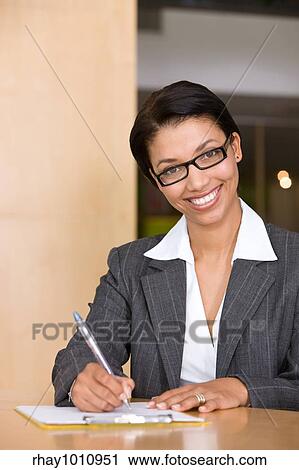portrait of attractive businesswoman View Large Photo Image Stock Image - portrait of attractive businesswoman. Fotosearch