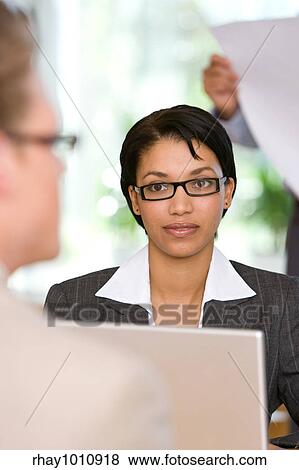 portrait of attractive businesswoman View Large Photo Image Stock Photo - portrait of attractive businesswoman. Fotosearch